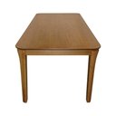 Ver imagem 3 de Mesa de Jantar Cancun 6 Lugares Retangular MDF Laminado Cinamomo 180x90cm