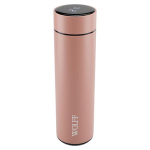 Garrafa Térmica de Inox com Termômetro Led 500ml Wolff 29114