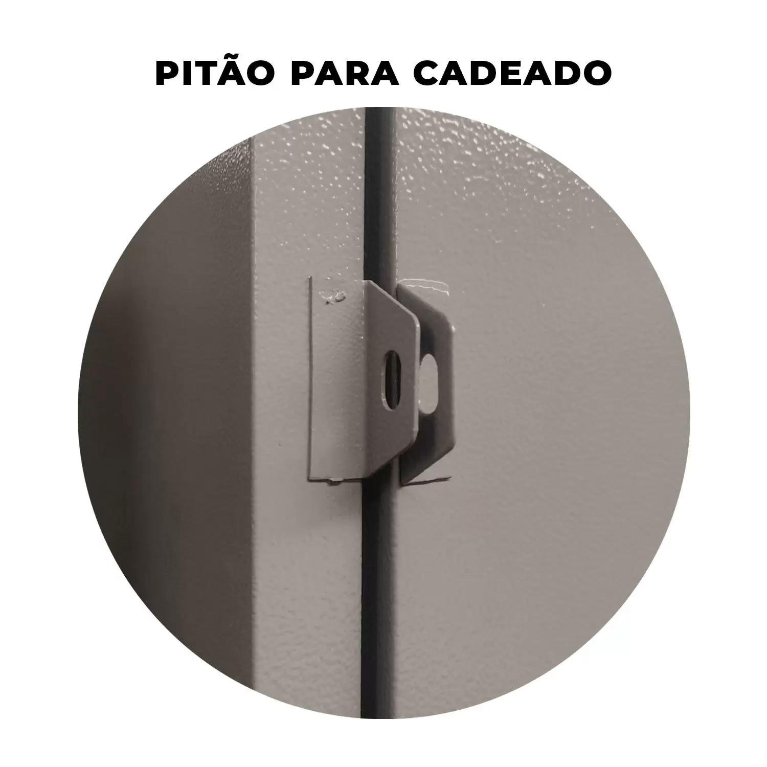 Armário Roupeiro de Aço Vestiário com 16 Portas Guarda-volumes Locker - 3