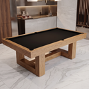 Ver imagem 2 de Esa de Sinuca e Jantar Century 2 em 1 Madeira Maciça com Pedra Ardósia e Tampo Removível