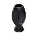 Ver imagem 3 de Vaso Rosto Em Cerâmica Preto 23,5x11cm