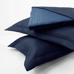 Colcha Cobre Leito King Poliéster Dupla Face 3pcs Azul - 3