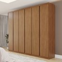 Ver imagem 1 de Guarda-Roupa Planejado 3 Peças 6 Portas Arani CabeCasa MadeiraOriginals Marrom/Cinamomo