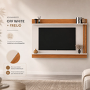 Ver imagem 6 de Painel para TV até 65 Polegadas New York Off White/Freijó - J Carvalho