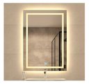Ver imagem 3 de Espelho Jateado Iluminado com Led Quente e Touch 70x60cm Vertical