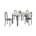 Ver imagem 2 de Conjunto Mesa Sala de Jantar 4 Cadeiras Iris B