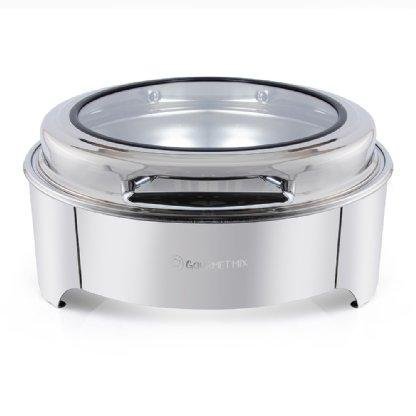 Rechaud Redondo Aço Inox Hidráulico Gourmet Mix - 2