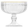 Taça de Sobremesa em Cristal Imperial Fio de Ouro 200ml 3 Peças - Lyor - 3