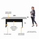 Ver imagem 3 de Mesa de Escritório Reunião 200cm Multimóveis CR25333