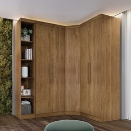 Guarda Roupa Modulado Safira 009 em Mdf com 5 Portas e 6 Gavetas - 2