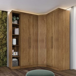 Guarda Roupa Modulado Safira 009 em Mdf com 5 Portas e 6 Gavetas