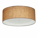 Ver imagem 1 de Plafon para Quarto Cilíndrico Sq-3008 Cúpula Cor Palha Branco