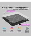 Ver imagem 2 de 10 Placas Revestimento Porcelanato Mármore Escuro Laminado 25x25cm