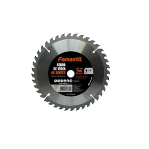 Disco de Corte Para Serra Circular 235 X 20,0 Mm Para Madeira Com 40 Dentes Famastil
