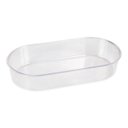 Ver imagem 1 de Banheira Cristal Incolor Oval Extra Grande 700ml 6 Unidades Pet Piu Jel Plast