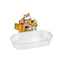 Ver imagem 2 de Banheira Cristal Incolor Oval Extra Grande 700ml 6 Unidades Pet Piu Jel Plast