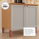 Ver imagem 6 de Balcão Pequeno de Cozinha Maria 100% MDF Móveis Home | 2 Portas