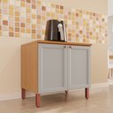 Ver imagem 1 de Balcão Pequeno de Cozinha Maria 100% MDF Móveis Home | 2 Portas
