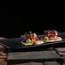 Ver imagem 2 de Kit 10 Travessas Cerâmica 33x13cm Preto Restaurante Sushi Or