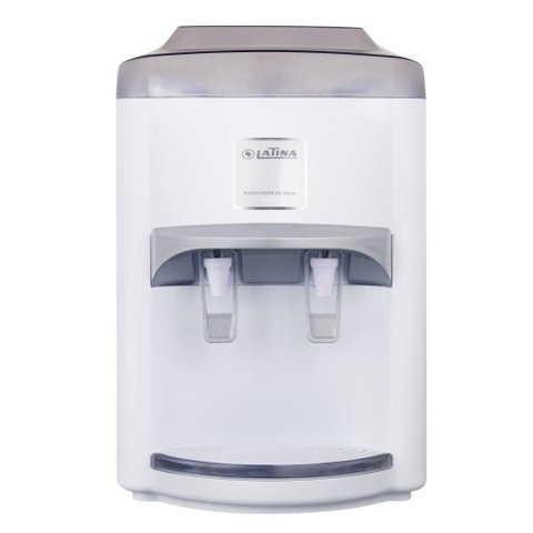 Purificador de Água Gelada Latina PA355 Compressor Branco e Fumê 220V