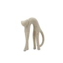 Ver imagem 1 de Escultura Decorativa Gato em Resina Areia 21,5cm Ss0335 Btc