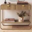 Ver imagem 3 de Balcao Buffet e Aparador 135 Cm Organica Hanover Dourado Artesano