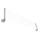 Ver imagem 5 de Varal Dobravel Basculante de Parede - Branco