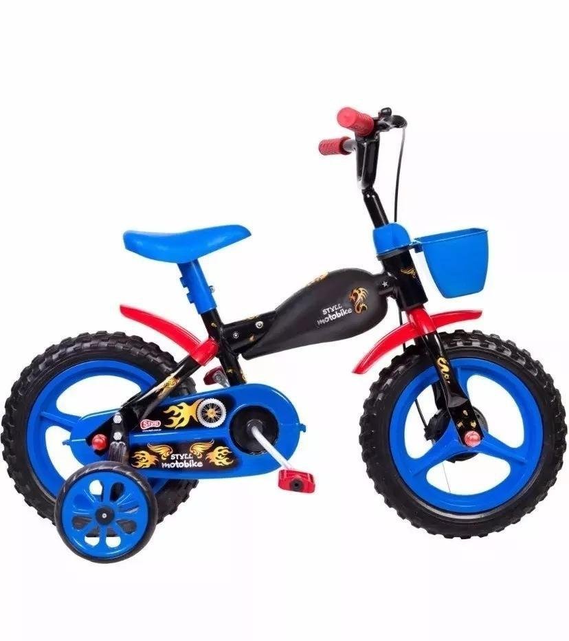 Bicicleta Aro 12 Styll Moto Bike Styllkids - 2