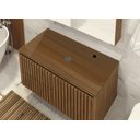 Ver imagem 4 de Balcão Gabinete Banheiro Ripado 80 Sem Cuba Suspenso