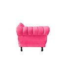 Ver imagem 7 de Recamier Decorativo Divã Amsterdã 147cm Lado Direito Couro Rosa Pink