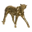 Ver imagem 1 de Escultura Decorativa Leopardo em Resina Dourado 28cm