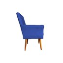 Ver imagem 3 de Poltrona Decorativa Bia Suede Azul Marinho