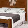 Cama Madeira Maciça Rustica Casal Imbuia Atraente - 3