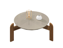 Ver imagem 2 de Mesa de Centro Lizz Off White Marrom Cedro Casa D