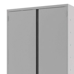 Armário Aço Escritório Fechadura 3 Prateleiras Ea303 Cinza - 10