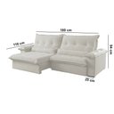 Ver imagem 5 de Sofá Vega 02 Módulos de 90cm Br 25cm Meu Sofá Online