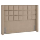 Ver imagem 1 de Cabeceira Cama Box Casal Queen 160cm P05 Paris Veludo Bege