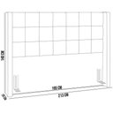 Ver imagem 4 de Cabeceira Cama Box Casal Queen 160cm P05 Paris Veludo Bege