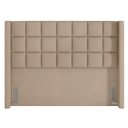Ver imagem 3 de Cabeceira Cama Box Casal Queen 160cm P05 Paris Veludo Bege