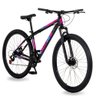 Bicicleta Aro 29 Gott 24 Marchas Câmbio Traseiro Shimano - Preto/rosa Azul - 17 - 1