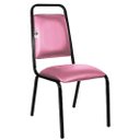 Ver imagem 1 de Cadeira Empilhável para Hotelaria Linha Hotel Fremont Rosa