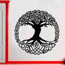 Ver imagem 1 de Adesivo de Parede Árvore Celta-Especial 98x98cm
