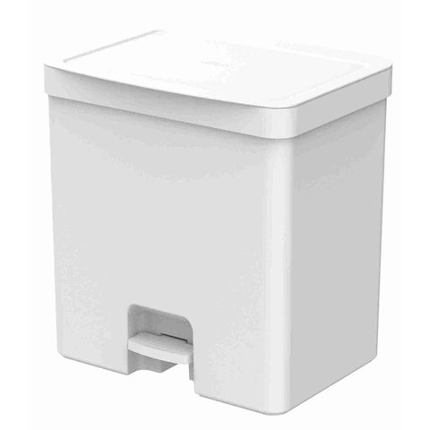 Lixeira Com Pedal 20 Litros - Branco