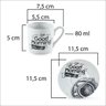 Jogo de 6 Xícaras Café Have a Coffee 80ml Porcelana Haüskraft Hauskraft JGXC051 - 3
