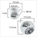 Ver imagem 3 de Jogo de 6 Xícaras Café Have a Coffee 80ml Porcelana Haüskraft Hauskraft JGXC051