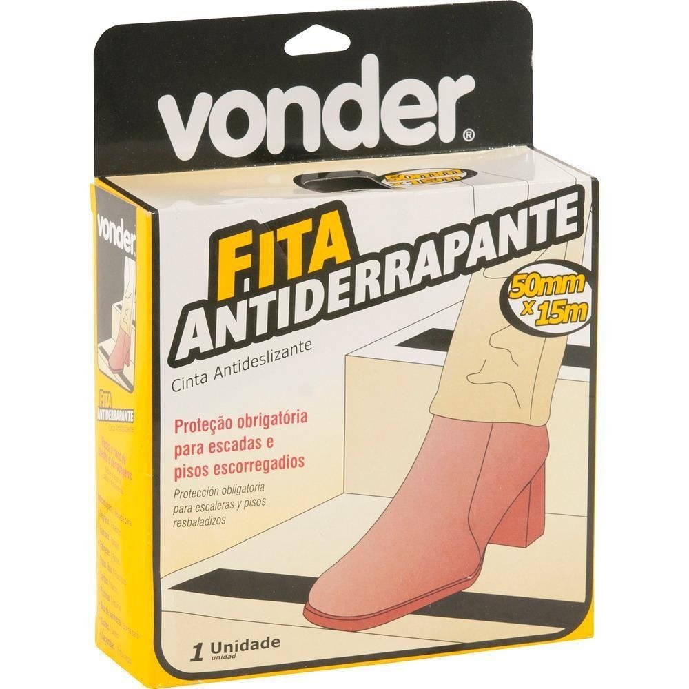 Fita Antiderrapante 50mmx15m Cinza - Vonder - 2