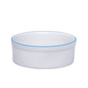 Ver imagem 2 de Kit Comedouro e Bebedouro de Porcelana 600ml Borda Azul