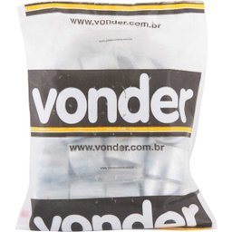 Cone para Chumbador Cbv 1/4" Rosca Nc com 100 Unidades Vonder Aço Carbono Zincado Fixação - 3