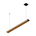 Ver imagem 5 de Pendente Led Topázio 36w 4000lm Bivolt em Madeira Maciça