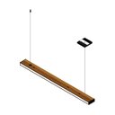 Ver imagem 4 de Pendente Led Topázio 36w 4000lm Bivolt em Madeira Maciça